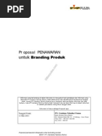 Download Proposal penawaran untuk branding produk by Mdpulsa Murah SN55249497 doc pdf