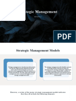 STRATEGIC MANAGEMENT MODEL