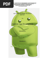 Android App Development: Six Weeks Summer Training On