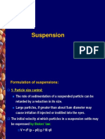 Formulating suspensions