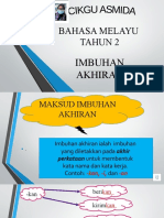 BAHASA MELAYU IMBUHAN AKHIRAN