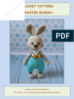 Crochet Pattern Easter Bunny : Designer Tatiana Kostochenkova