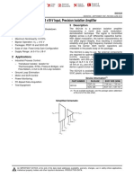 ISO124 10-V Input, Precision Isolation Amplifier: 1 Features 3 Description