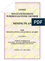 Mining Plan: M/S Gyanchandani Purshotam Stone Crusher