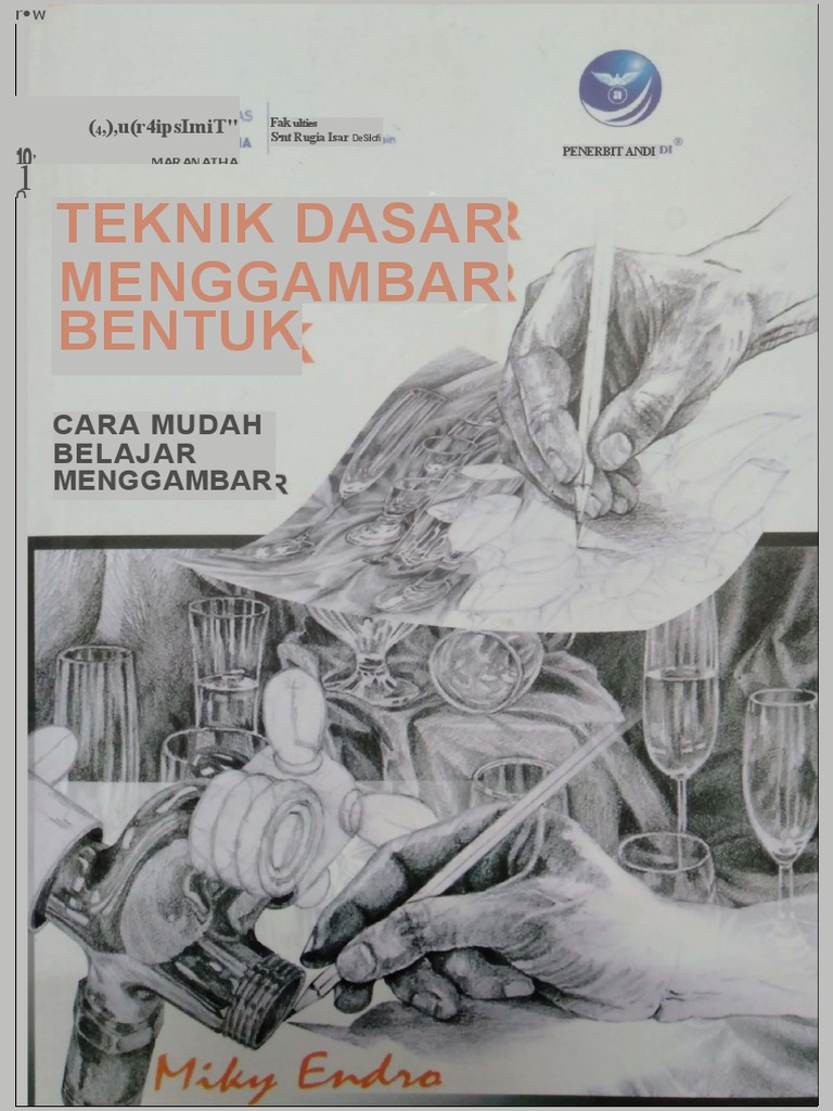 Buku Teknik Dasar Menggambar Bentuk Cara Mudah Belajar Menggambar