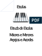 Escalas Maiores e Menores Com Arpejos e Acordes PDF