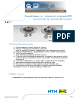 Instalación Kit de Disco de Freno Con Rodamiento