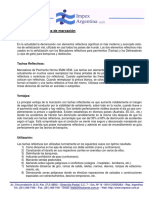 Elementos reflectivos de marcación vial aumentan seguridad