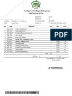 Kartu Hasil Studi 11 Oktober 2021