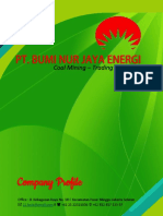 Company Profile PT. Bumi Nur Jaya Energi