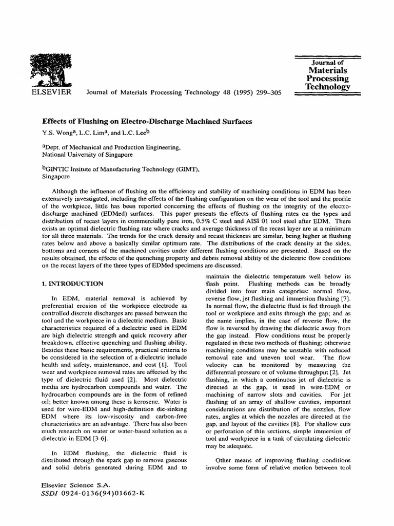 Materials Processing Technology Elsevier PDF Machining Industrial Processes