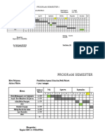 PROGRAM SEMESTER 1