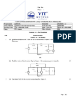 1 (A) Find The Voltage Across 2 Ohm For The Circuit Shown in Figure 1 Resistor Using Superposition Theorem. 10