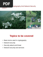 CS-304 Cryptography and Network Security: Lecturer 2