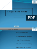 Analysis of Tea Industry