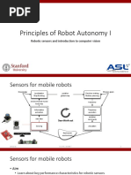 Principles of Robot Autonomy I: Robotic Sensors and Introduction To Computer Vision