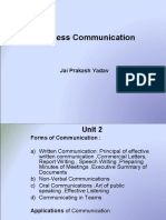 Presentation Skills of Business Communication