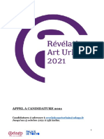 Appel A Candidature - Revelation Art Urbain 2021 002