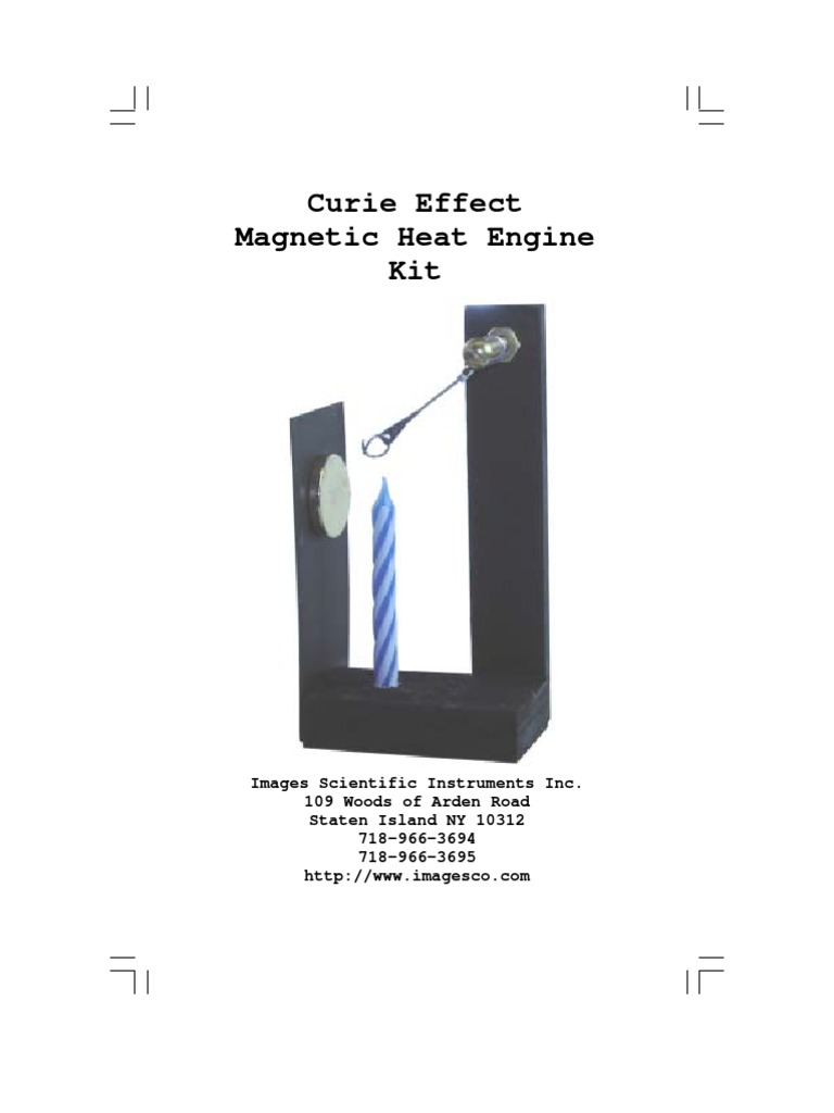 Curie Effect Heat Engine Kit PDF