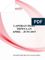 Cover Laporan Triwulan April - Juli 2019