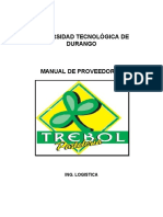 Manual de Proveedores Trebol