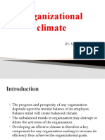 Organizational Climate: BY: Ms Namita Arya Asst. Professor Econ