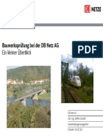 Bauwerksprüfung bei der DB Netz 2021