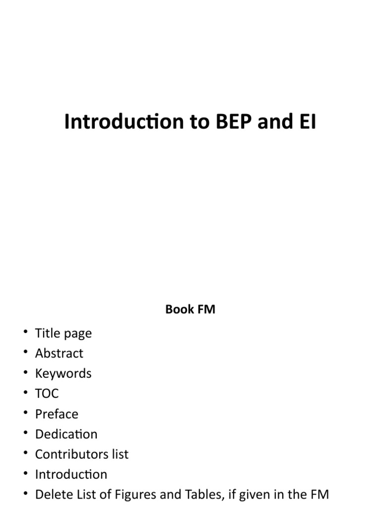 Introduction To BEP | Download Free PDF | Grammar | Graphic Design