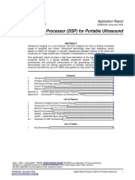 Digital Signal Processor (DSP) For Portable Ultrasound: Application Report