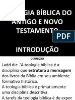 Teologia Bíblica Antigo e Novo Testamento