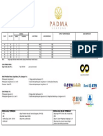 Price List Padma Serpong Blok K