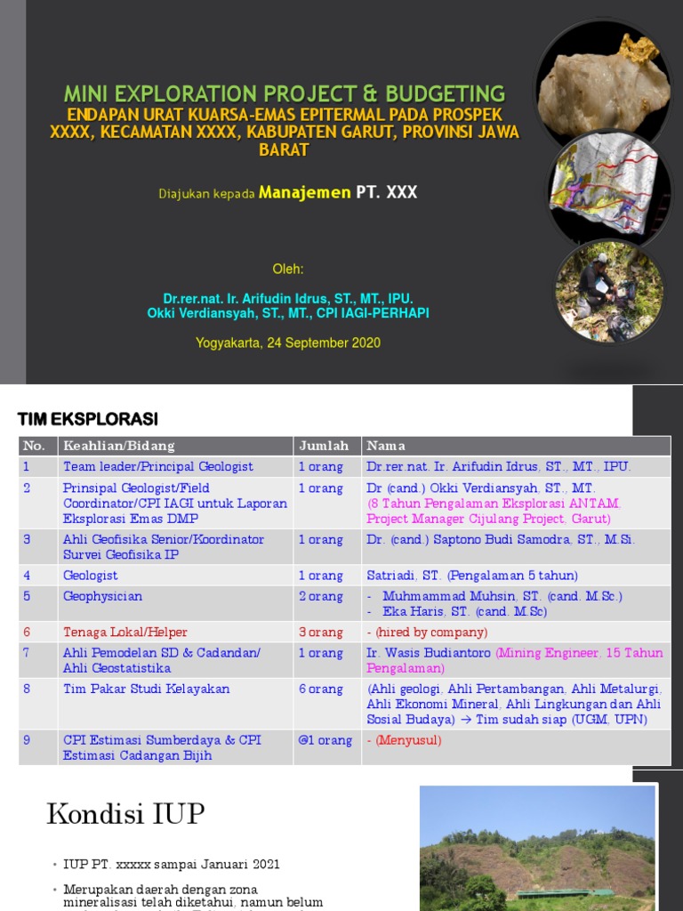 Eksplorasi Emas Epitermal di Garut | PDF | Sains & Matematika