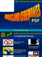 Classroom Safety and Drill Rules