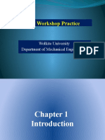 Basic Workshop Practice: Wolkite University Department of Mechanical Engineering