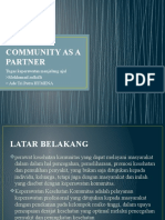 Community as a Partner Ppt Ade