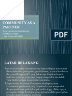 Community As A Partner PPT Ade