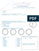 Matem. Medidas de Tempo