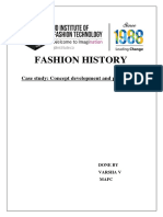 Fashion History: Case Study: Concept Development and Presentation