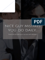 NICE GUY Mistakes You Do Daily... : These Are KILLING Your Success With Women!