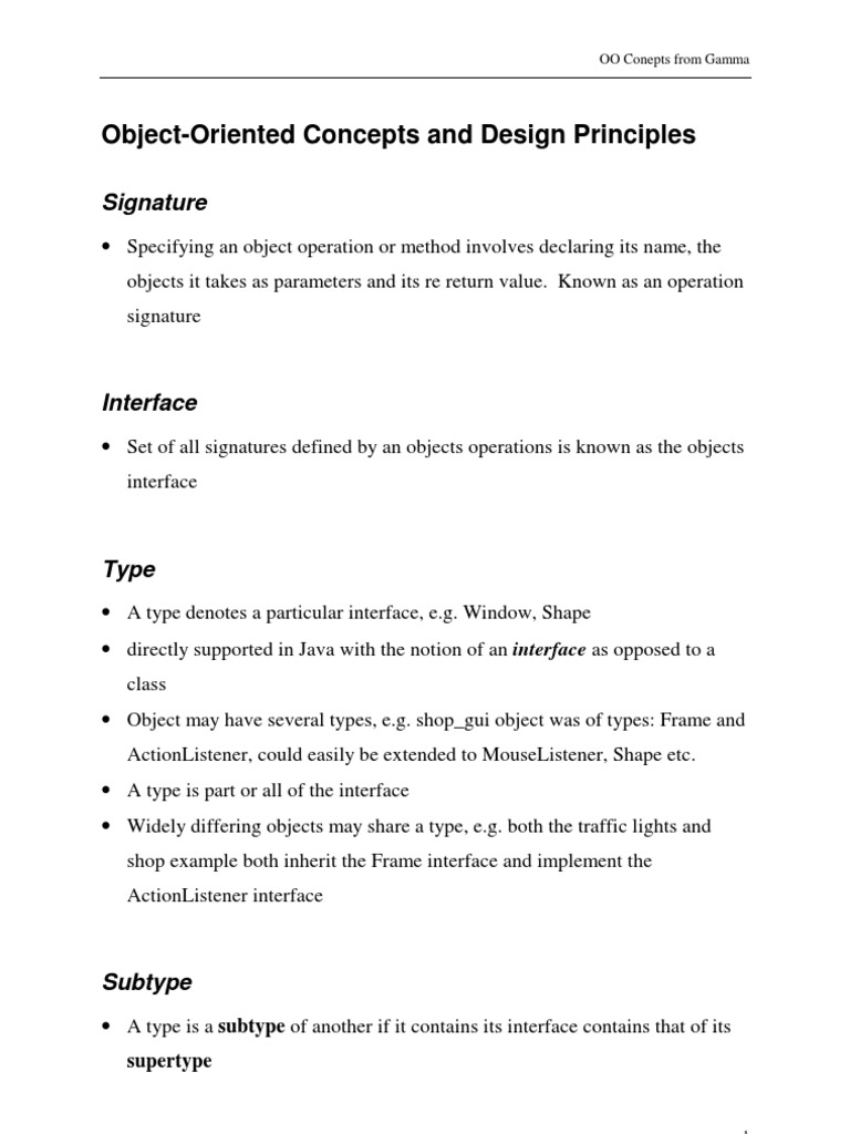 OO Design: Interfaces & Inheritance | PDF | Inheritance (Object ...