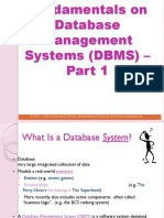 Fundamentals On DBMS - Part1 - v2.0