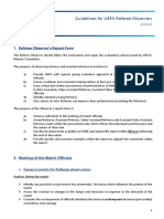 Guidelines For UEFA Referee Observers - 2019-21 - v2