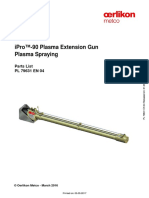 Ipro™-90 Plasma Extension Gun Plasma Spraying: Parts List PL 79631 en 04