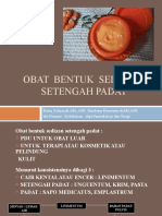 Obat Bentuk Sediaan Setengah Padat