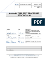 BES-CO-01-105 Borlink Tape Test Procedure