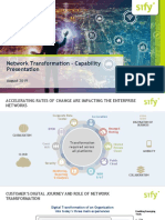 Network Transformation - Capability Presentation: August 2019