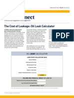 Parker TechConnect The Cost of A Hydraulic Leakage