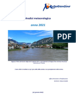 L'analisi Meteorologica Del 2021