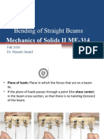 Week-9, Bending of Straight Beams-1