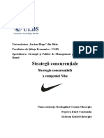 Strategii Concurențiale - Nike - Bozdoghină Popescu Tudosan